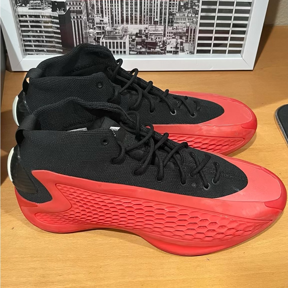 Adidas AE 1 "Pure Ruby" (Bred) Basketball Shoes